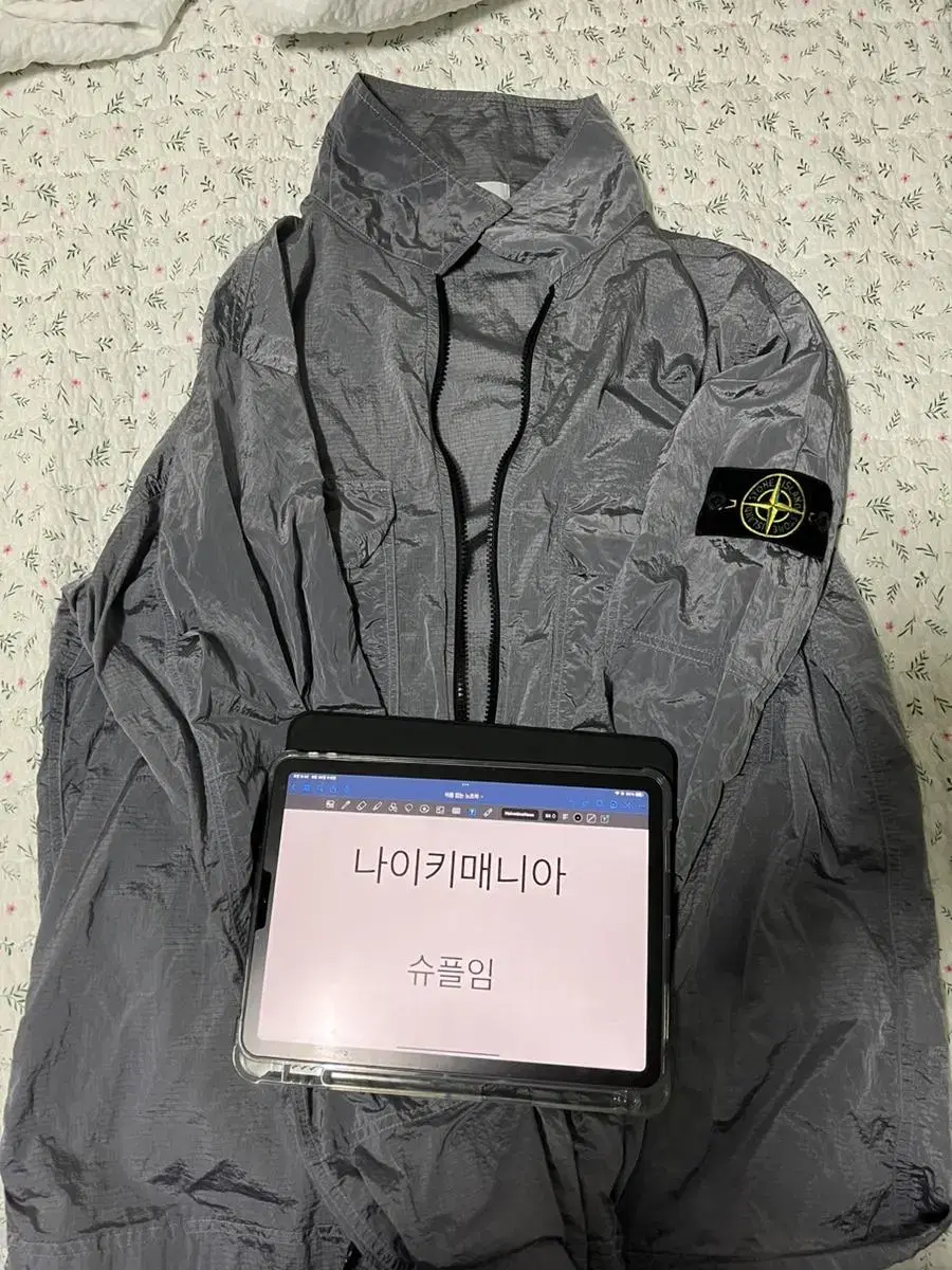 19ss 스톤아일랜드 나일론 오버셔츠 xl